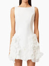 Flower Round Neck Sleeveless Dress