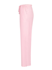 Pink pants on a white background
