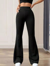 High Waist Slim Fit Flare Pants