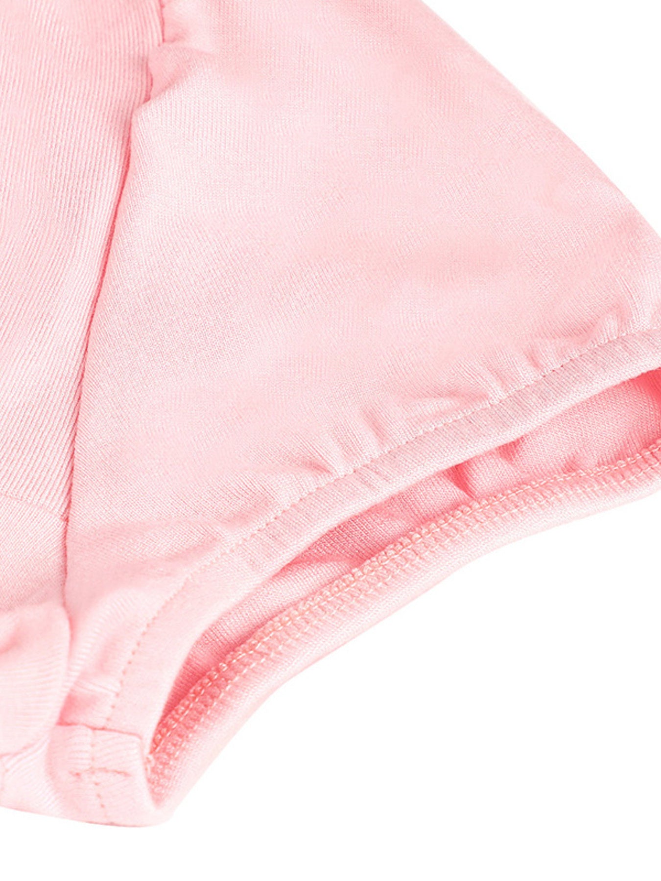 Close-up of a pink fabric texture on a white background