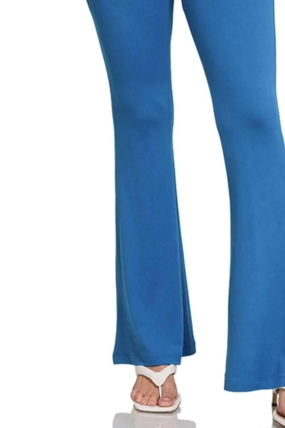 Blue pants on a white background