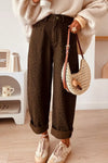 Leopard Print Wide-Leg Jeans