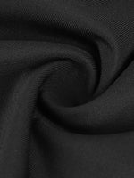 Close-up of black fabric with a subtle texture