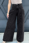 Women's High Rise Wide Leg Jeans with Pockets