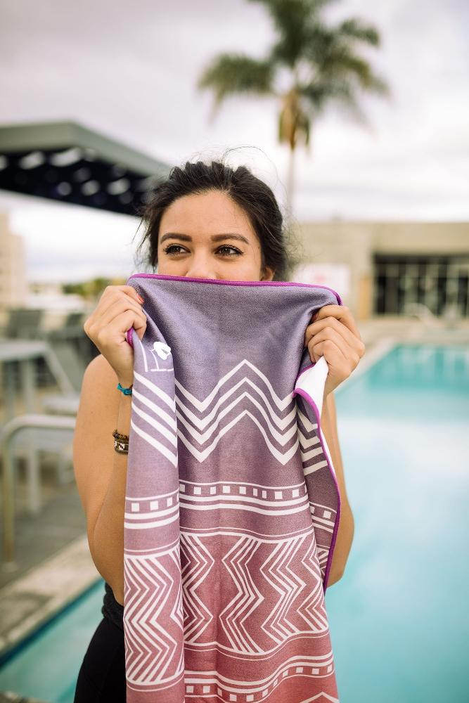 The Cassady Yoga Towel Lifestyle View