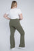 Plus Everyday Flare Bottoms green