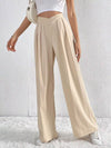 Pleated Wide Leg Pants