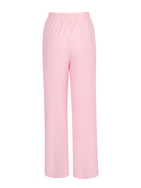 Pink pants on a white background