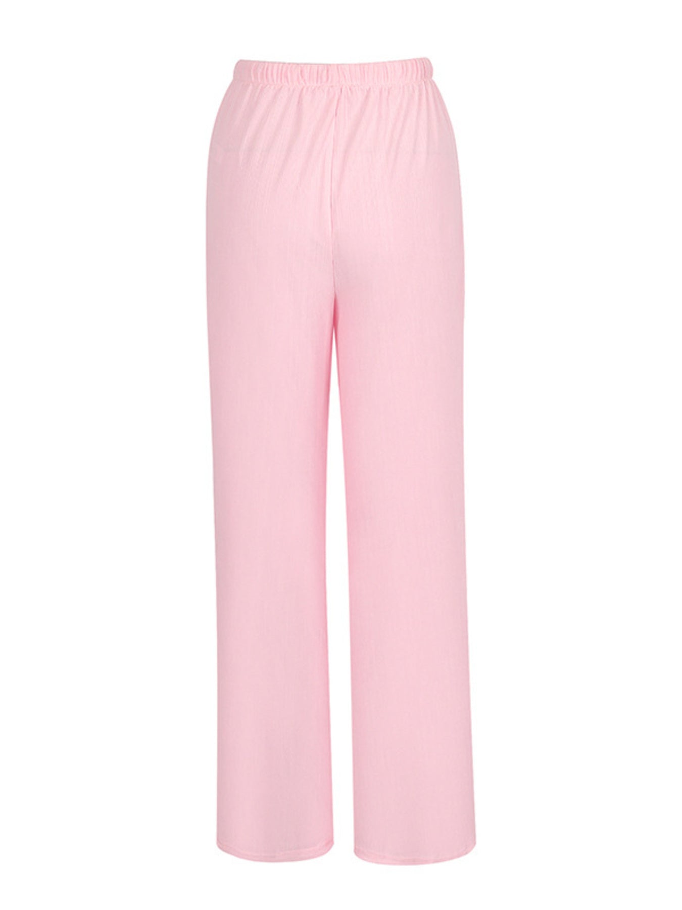 Pink pants on a white background