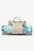 view of yoga mat pouch on the Sloane Tote - Taupe