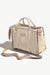 left side view of the Sloane Tote - Taupe