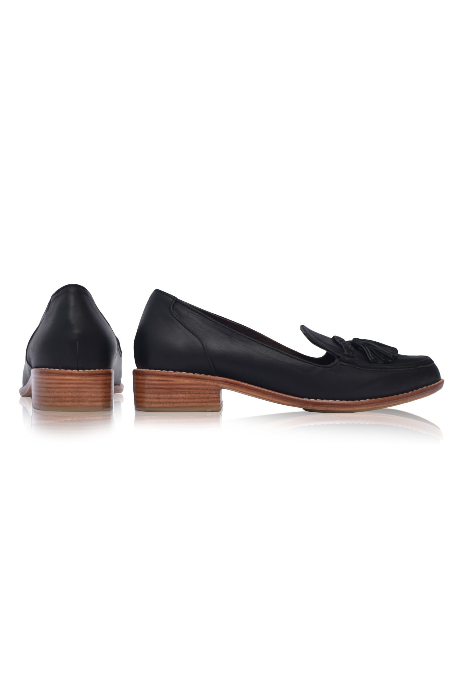 Left side view of Brooklyn Leather Loafers 