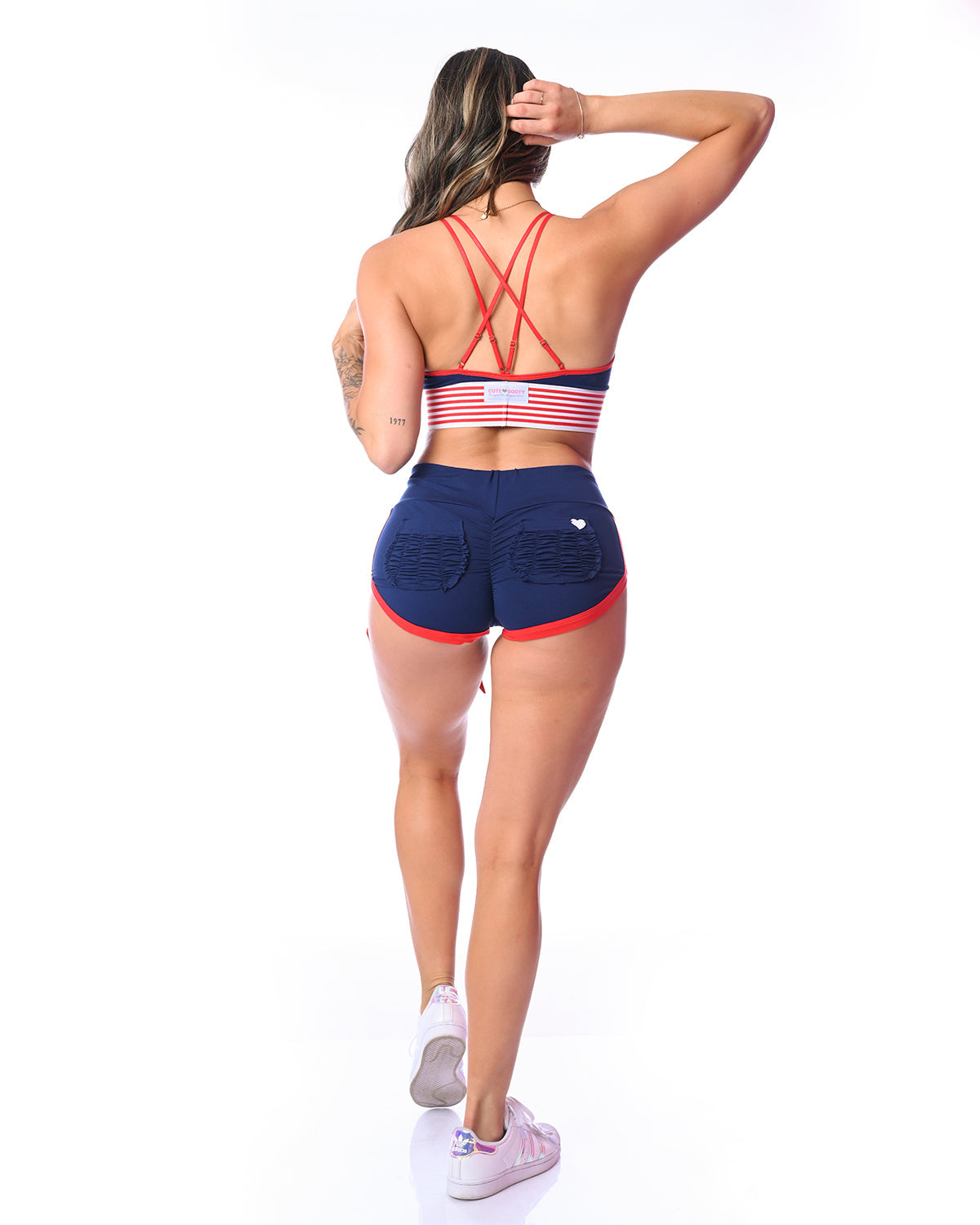 Americana* (Active Stretch Booty Shorts