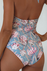 Back view of Iliana Cross-Over One Piece Swimsuit