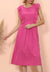 Pink ruffle dress