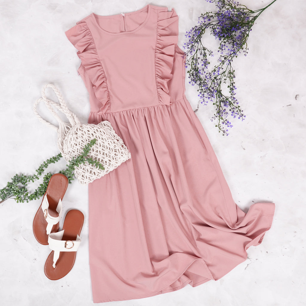 Everyday Ruffle Dress for moms