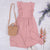 Pink ruffle dress