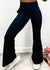 Trendy Hip Sculpting High Rise Flared Yoga Pants with Pockets