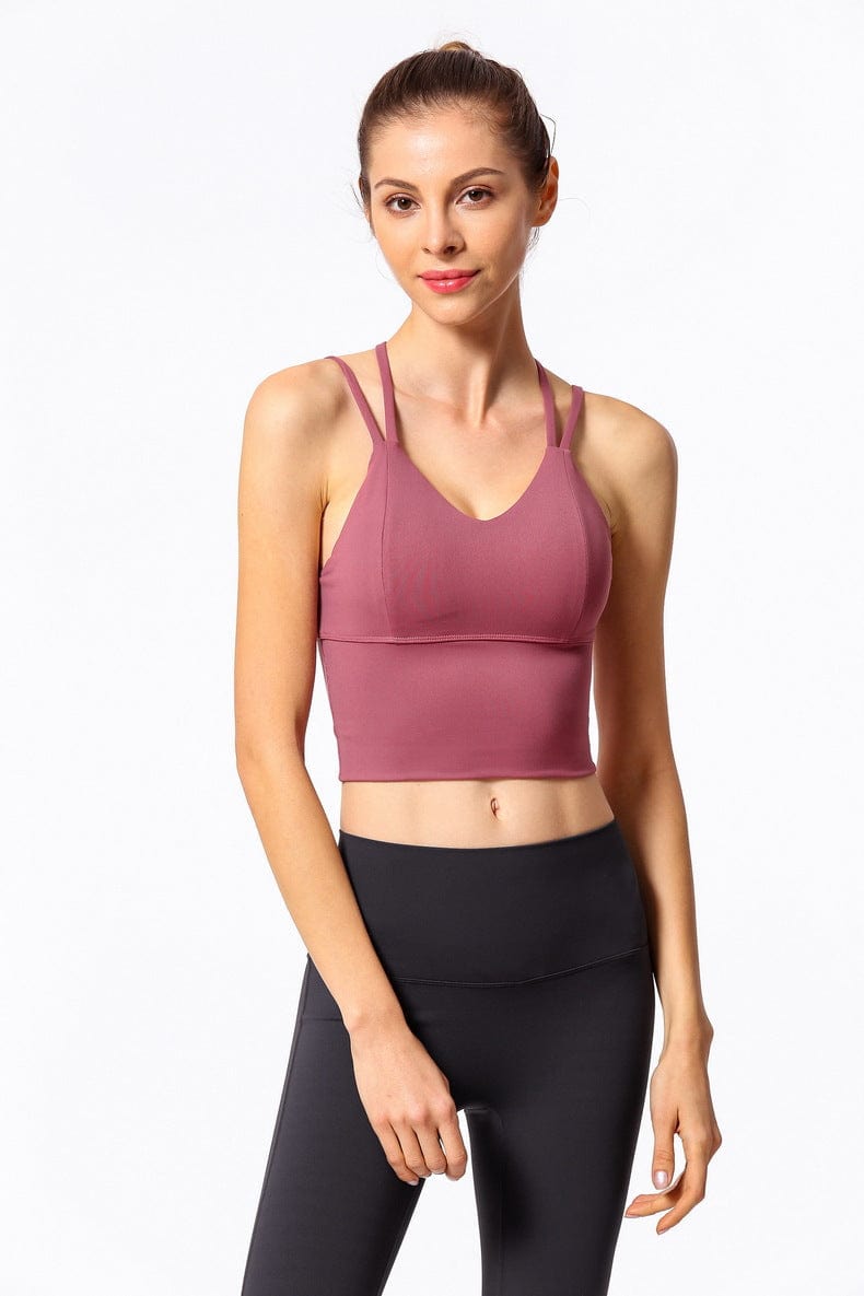 Crossing Back Straps Active Bra Tank for sale
