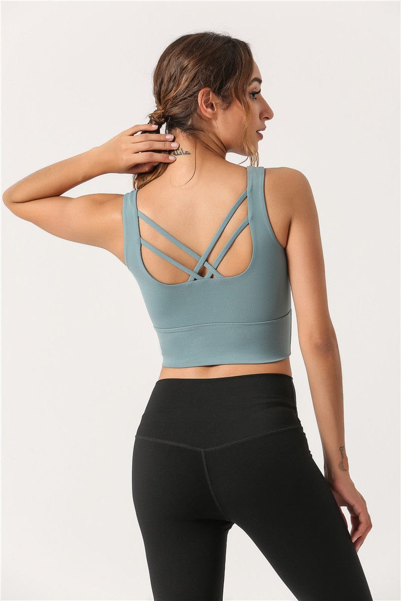 Picture of the back of the active bra