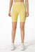 Yellow High Rise Contrast Fitness Bike Shorts