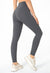 side view of gray High Rise Contouring Full Length Leggings