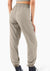 Back of High Rise Contouring Seam Drawstring Ruched Joggers