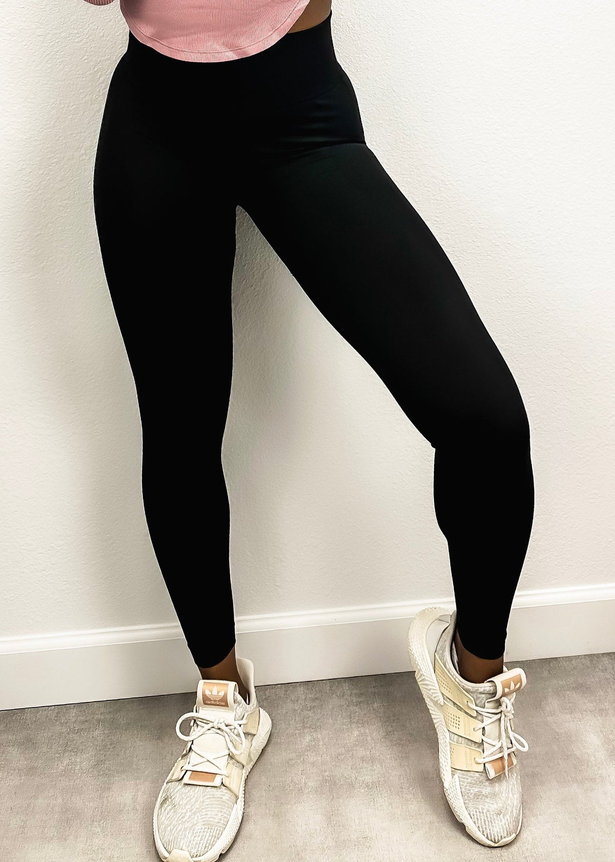 Front view of High Waisted Butt Lifting Leggings