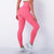 Right side view of pink leggings