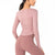Athletic Yoga Long Sleeves Tops-pink
