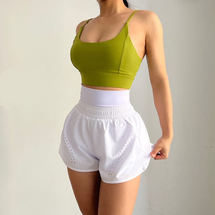 Sexy High Waisted Lined Active Shorts