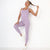 Light purple jumpsuit for yoga