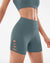 Green active shorts for ladies