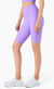 Purple High Waisted Biker Shorts