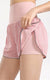 Double Lined Active Shorts in pink