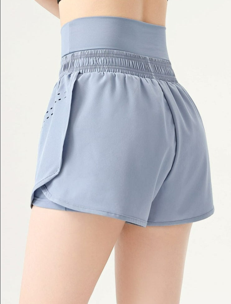 High Rise Waist Band Active Shorts for ladies
