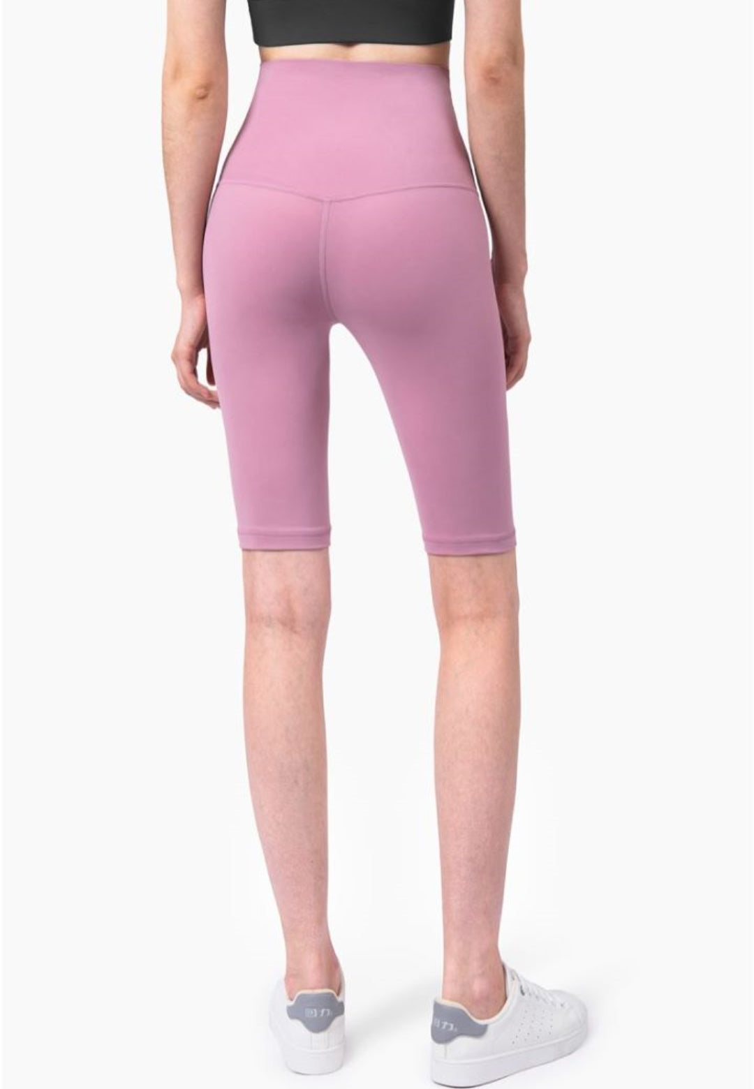 Trendy High Waist Basic Biker Shorts