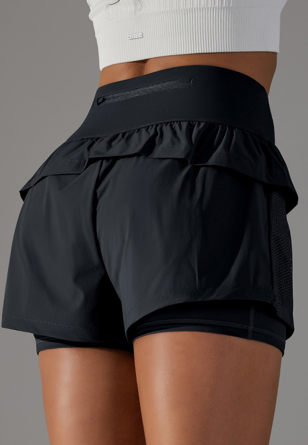 Cute High Waist Ruffle Shorts