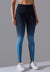 Front view of High Waist Ombre Leggings