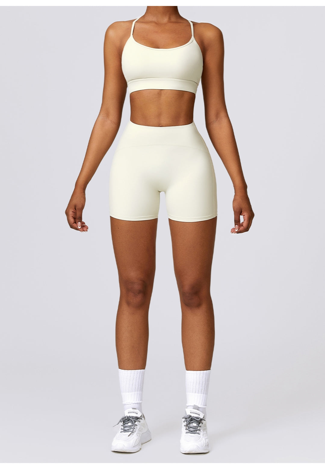 High Waist Activewear Shorts for sisters