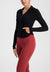 Curved Hem Collared Activewear Jacket for everyday wear