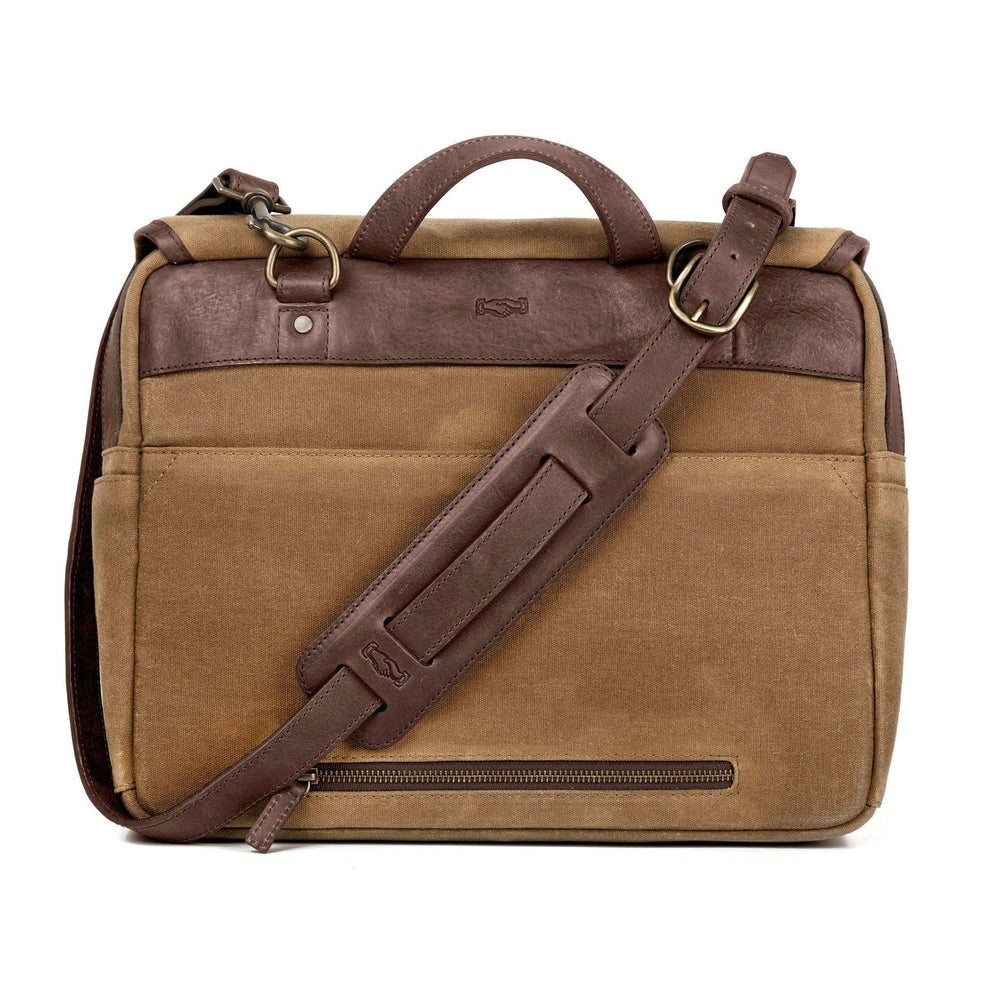 Campaign Waxed Canvas Messenger Bag 