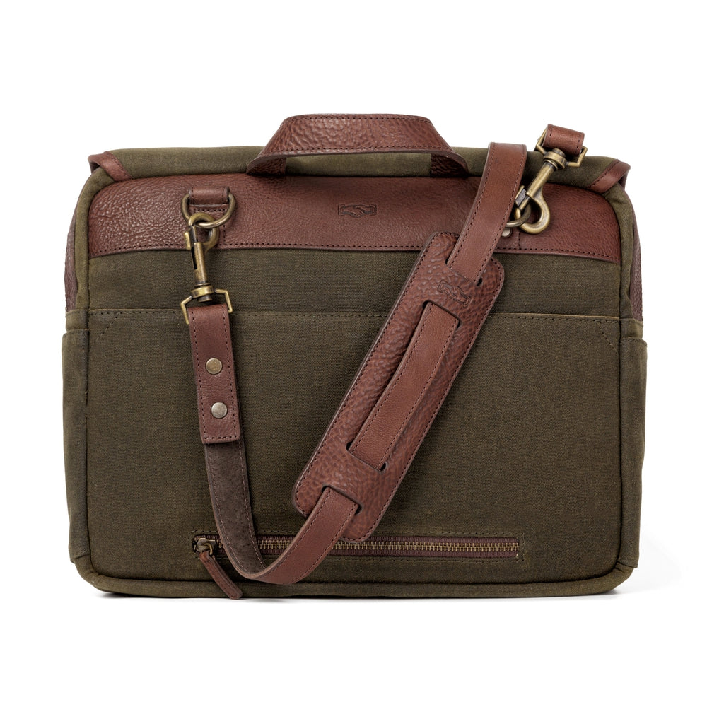 Campaign Waxed Canvas Messenger Bag 