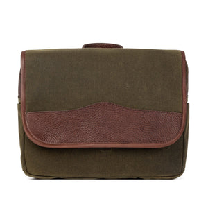 Campaign Waxed Canvas Messenger Bag 