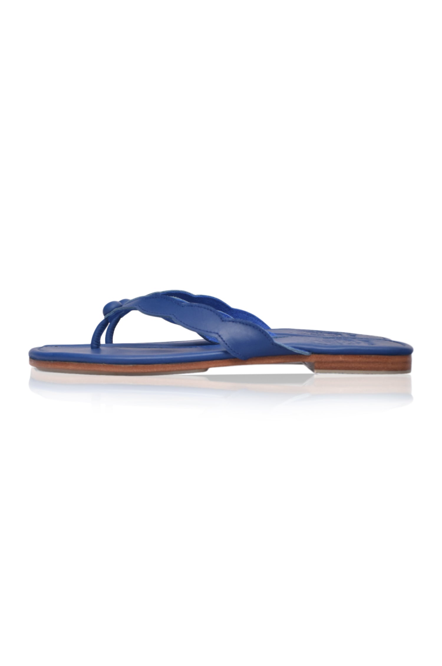 Nuvola Thong Leather Slides 