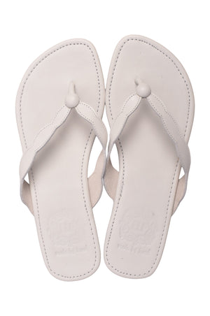 Top view of Nuvola Thong Leather Slides