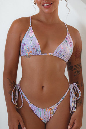 Full view of Sardinia Tie Bikini Top