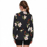 N/A Pleione Wrap Front Peplum Blouse Top