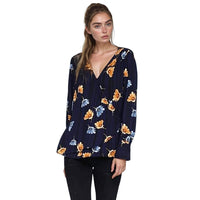 Pleione Wrap Front Long Sleeve Blouse