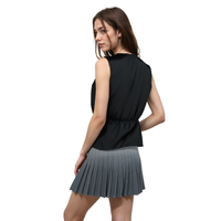 Pleione Lace-trimmed Peplum Blouse